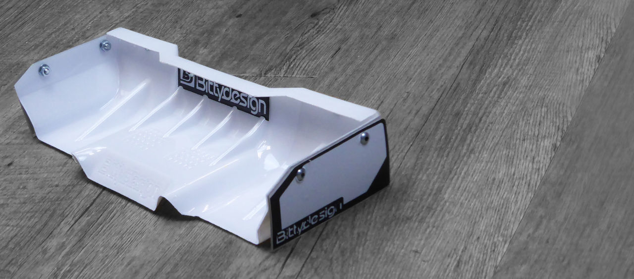 Picture of Zefirus 1/8 Buggy & Truggy lexan wing set (White)