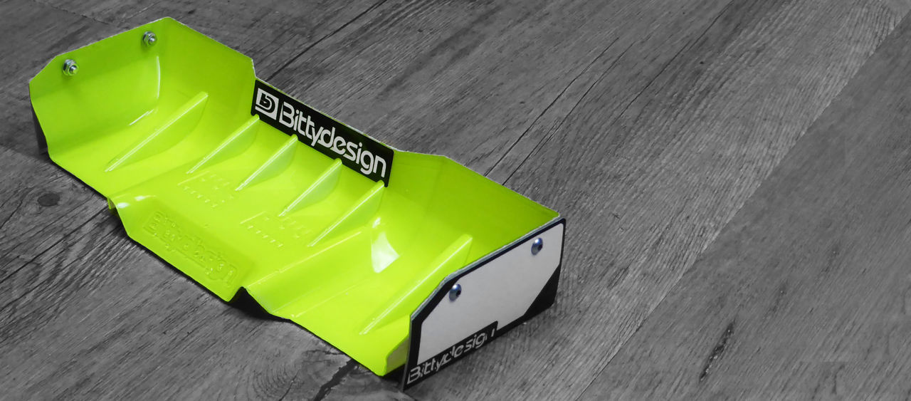 Immagine di Kit alettone Lexan Zefirus 1/8 Buggy & Truggy (Giallo)