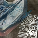 Picture of Vinyl stencil 'Zebra'