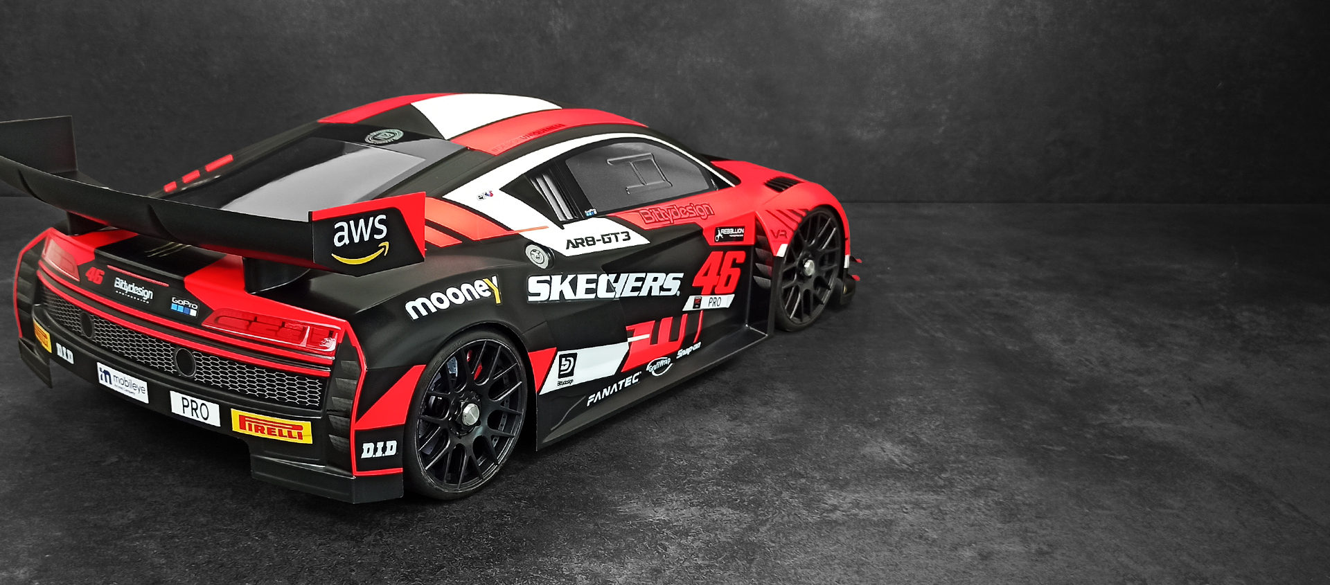 Immagine di Carrozzeria 1/8 GT AR8-GT3 LWB 360mm