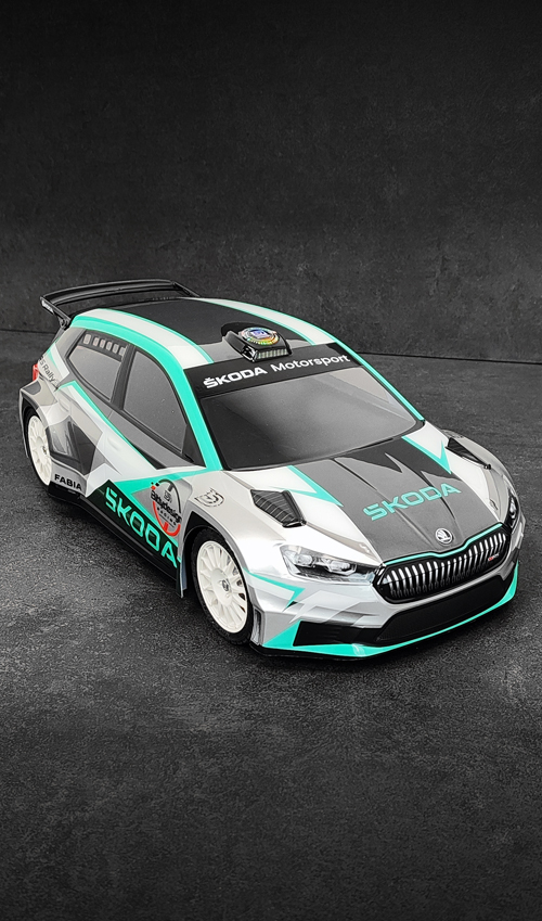 Immagine di Carrozzeria ŠKODA Fabia RS Rally2 1/10 190mm