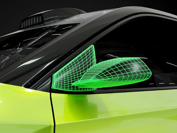 Picture of SKODA Fabia RS Rally2 side mirrors