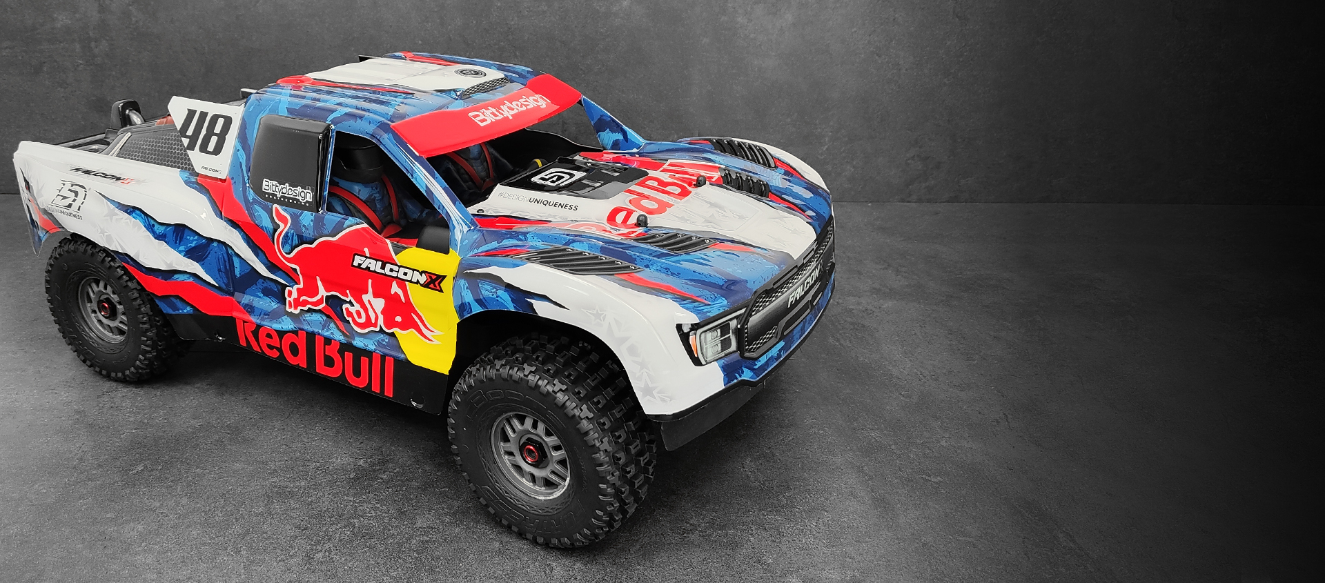 Immagine di Carrozzeria 1/7 FALCON-X ARRMA MOJAVE 6S Pre-tagliata