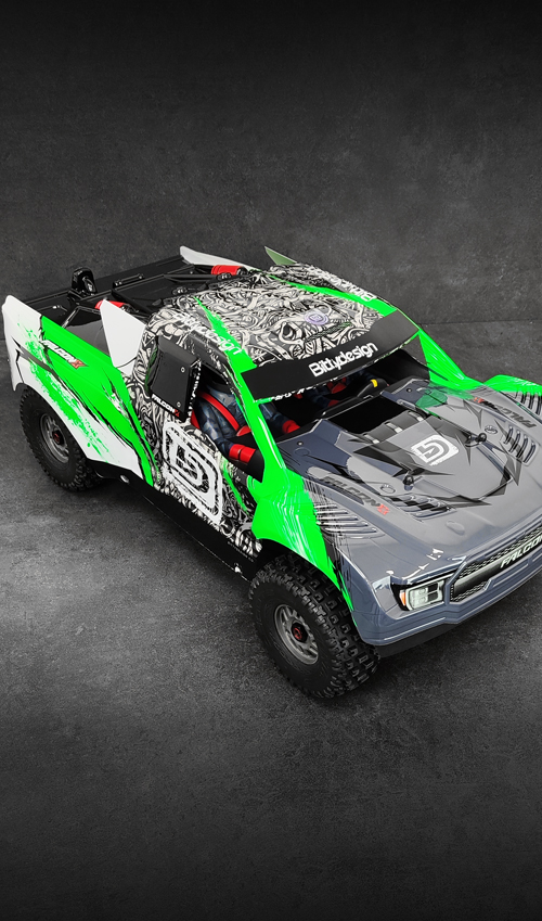 Immagine di Carrozzeria 1/7 FALCON-X ARRMA MOJAVE 6S Pre-verniciata e Pre-tagliata