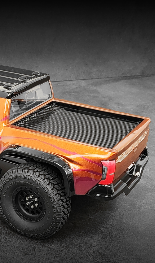 Picture of T400 1/10 clear body for 313mm (12,3") Rock Crawler, Pre-Cut
