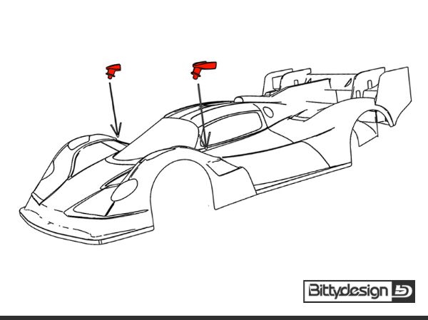 Immagine di Kit specchietti per carrozzeria LMH AMR10
