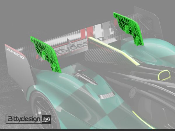 Picture of Aesthetic wing fins (2pcs) for AMR10 LMH body