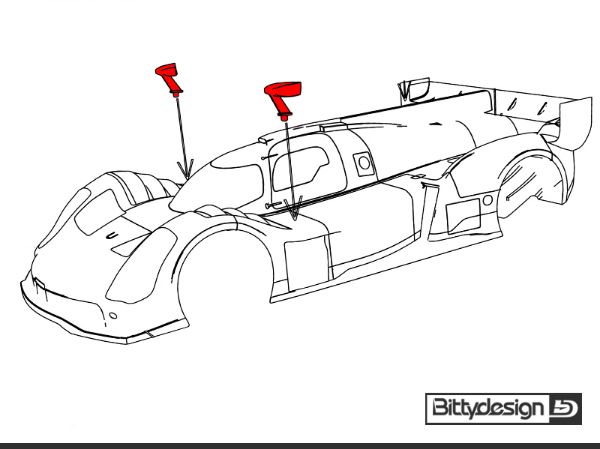 Immagine di Kit specchietti per carrozzeria LMH GLH-007