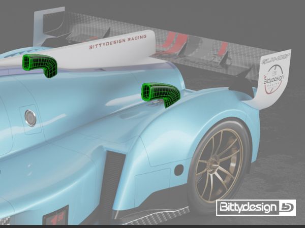 Picture of Aesthetic Air intake (2pcs) for GLH-007 LMH body