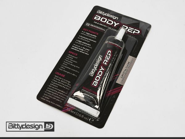 Picture of 'Body Rep' adhesive/sealant, crystal clear