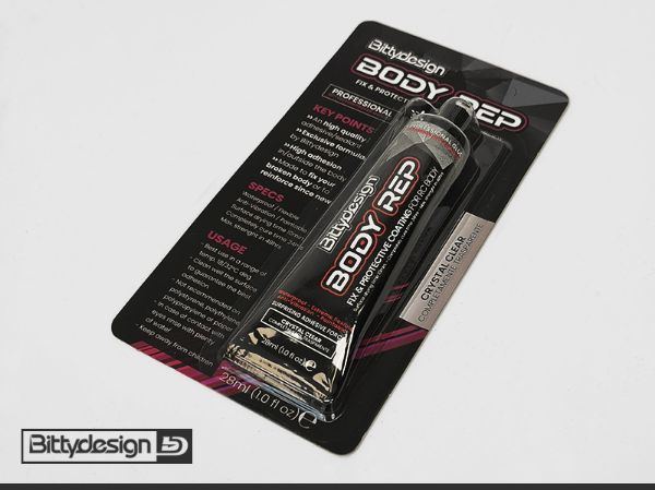 Picture of 'Body Rep' adhesive/sealant, crystal clear