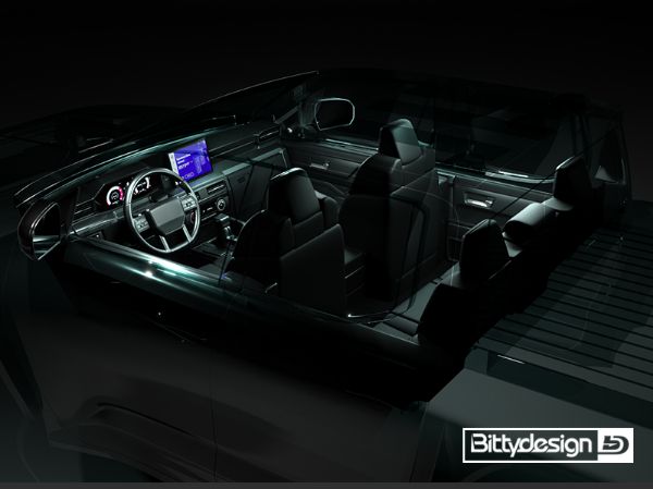 Picture of Interior cockpit/seats for T400 Crawler 1/10 body