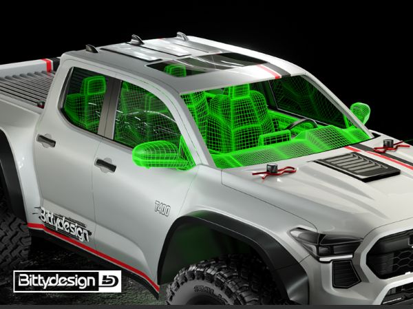 Picture of Interior cockpit/seats for T400 Crawler 1/10 body