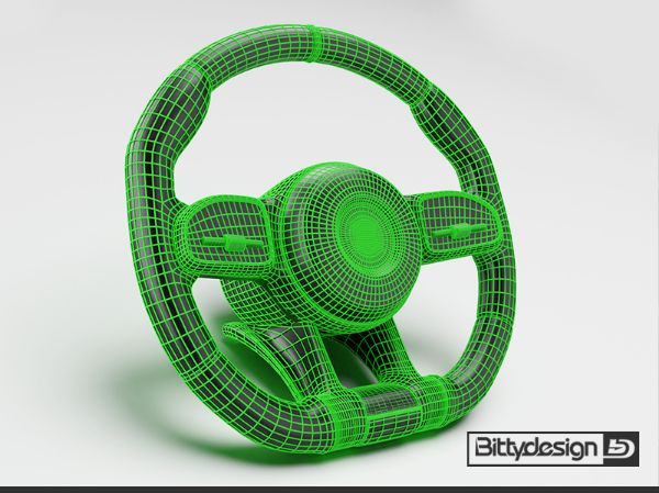 Picture of Steering wheel for interior cockpit W464 body