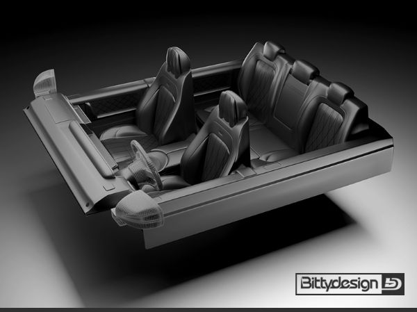 Picture of Interior cockpit/seats for W464 Crawler 1/10 body