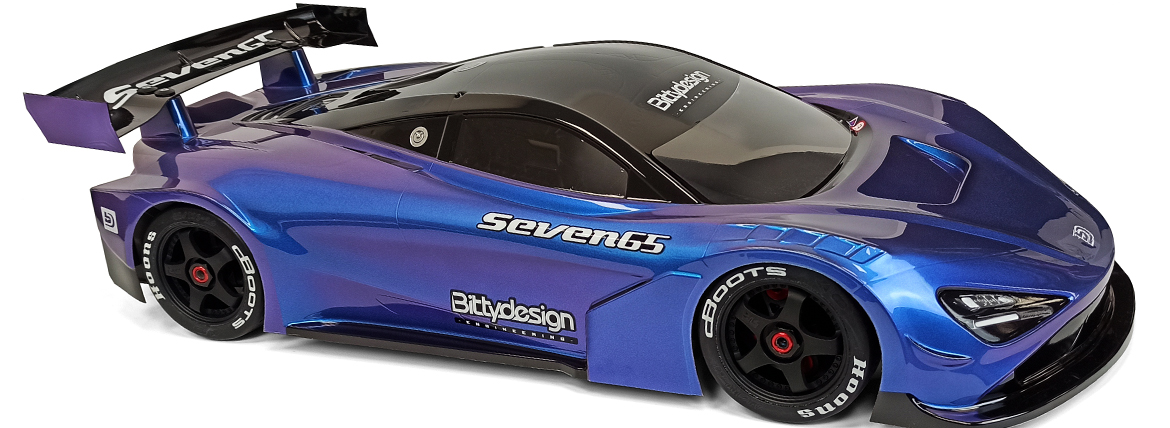ARRMA Infraction V2 Blue Painted Body Shell With Wing, Clips & Retainers – 1/7 6s